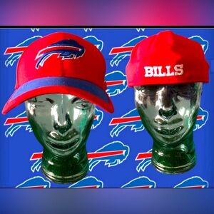 Buffalo Bills Mafia NFL New Era 39Thirty L/XL 2-tone stretch flex logo hat NWOT